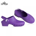 ZUECOS CALZURO CON TIRA MORADO