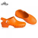 ZUECOS CALZURO CON TIRA NARANJA